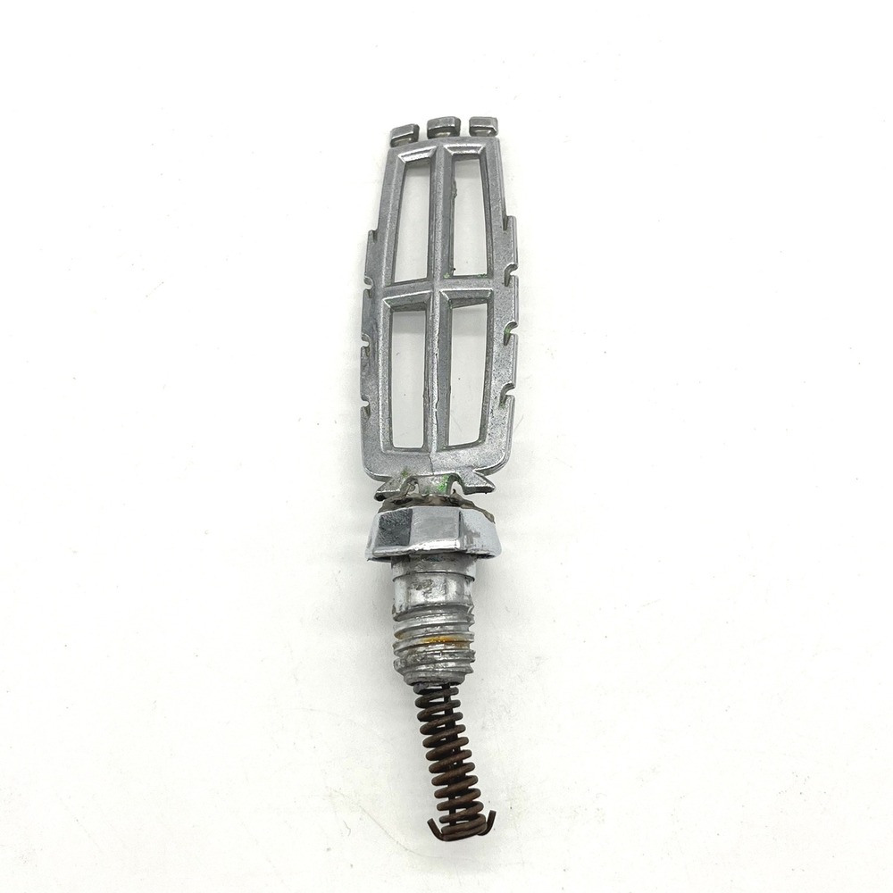 Mercury Grand Marquis Hood Ornament Vintage Chrome Emblem Spring Mount Mascot